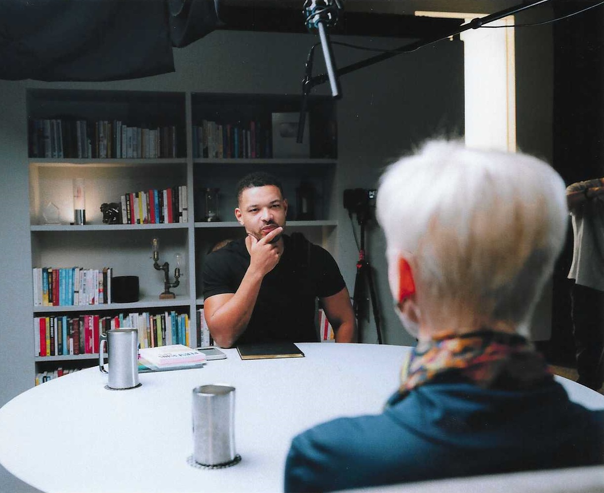 DOAC Steve Bartlett Photo Lynne Franklin with Steve Bartlett DOAC